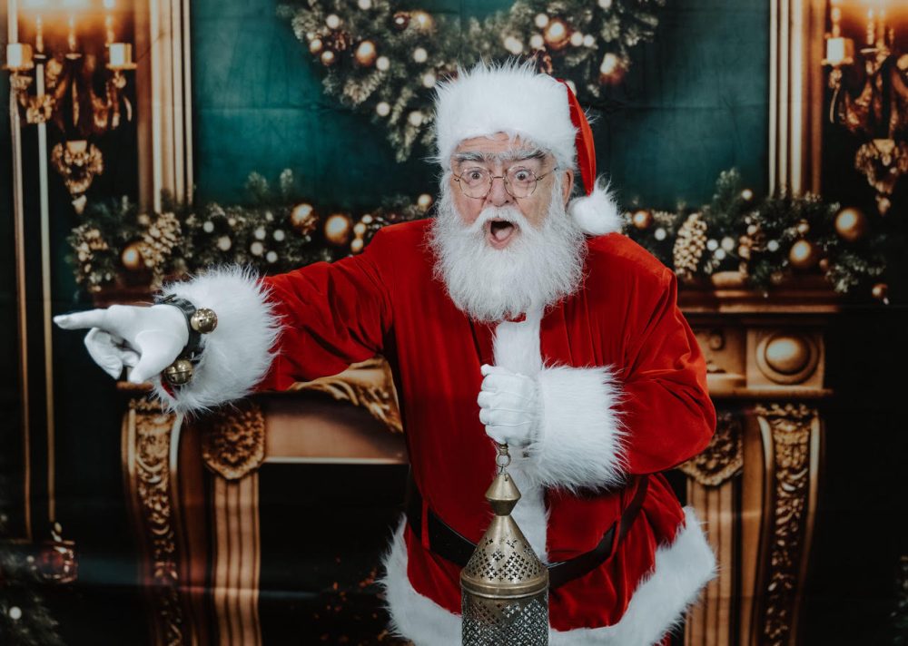 Santa Roger at an event